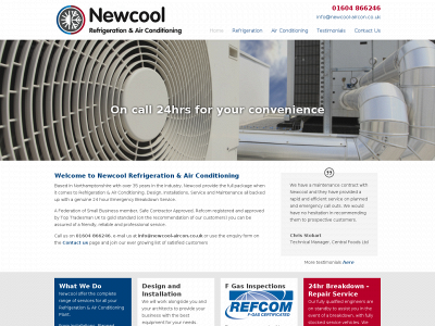 newcool-aircon.co.uk snapshot