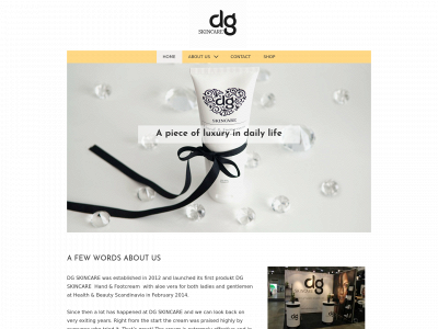 dgskincare.no snapshot