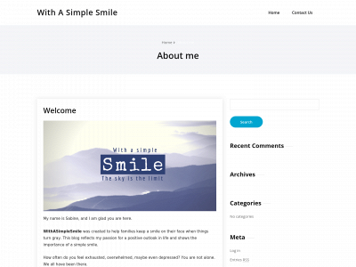 withasimplesmile.com snapshot