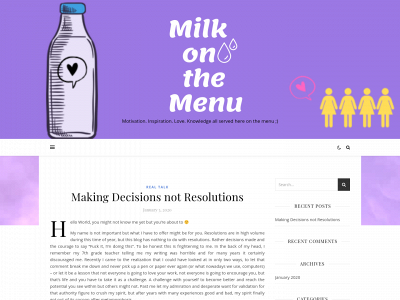 milkonthemenu.com snapshot