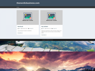 thenordicbusiness.com snapshot