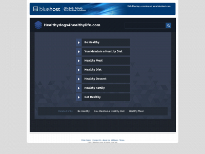 healthydogs4healthylife.com snapshot