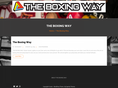 theboxingway.com snapshot