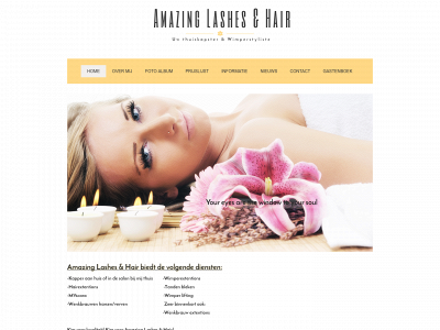 amazinglashesandhair.nl snapshot