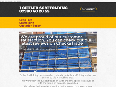 jcutlerscaffolding.com snapshot
