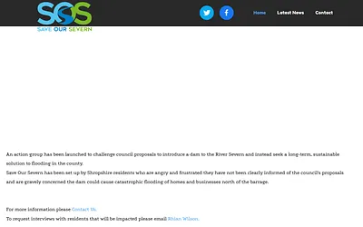 saveoursevern.com snapshot