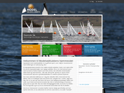 modelsejlklubben.dk snapshot