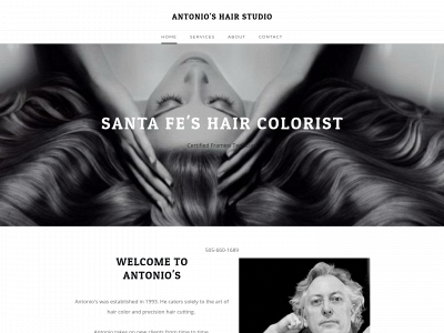 antonioshairstudio.com snapshot