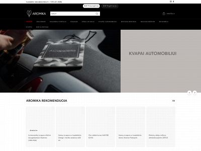aromika.lt snapshot