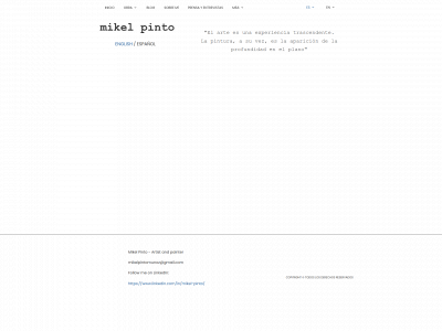 mikelpinto.com snapshot