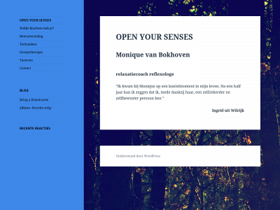 openyoursenses.be snapshot