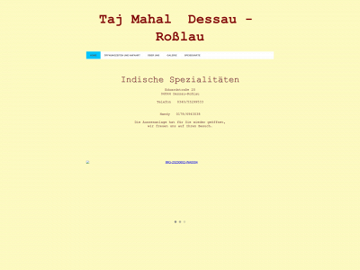 tajmahal-dessau.de snapshot