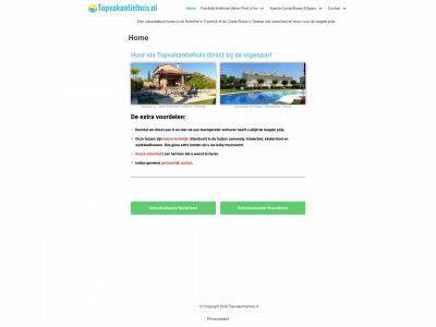 topvakantiehuis.nl snapshot