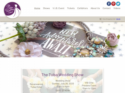 thetulsaweddingshow.com snapshot
