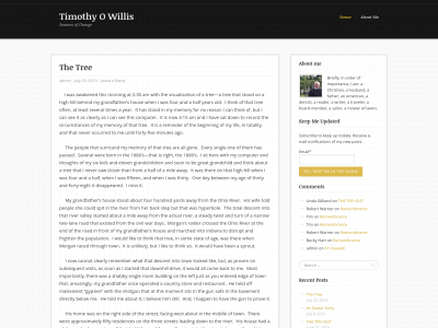 timothyowillis.com snapshot