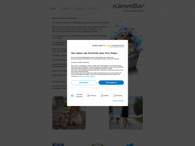 kaemmbar.de snapshot