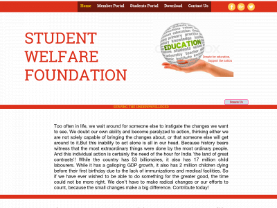 swfindia.org snapshot