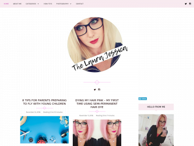 thelaurajessica.com snapshot
