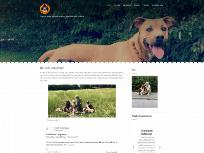 awalkintheparkdogs.se snapshot
