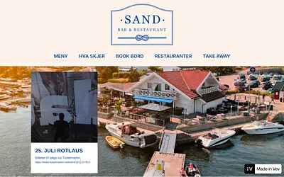 sandbarogrestaurant.no snapshot