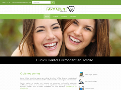 www.clinicadentalfarmadent.es snapshot