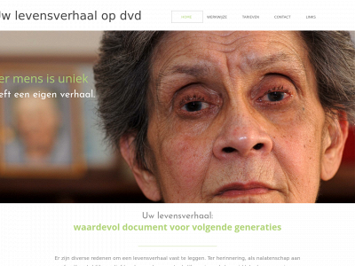mijnlevensverhaalopdvd.nl snapshot