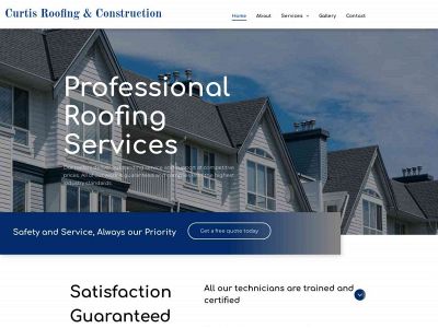 www.curtisroofingandconstruction.com snapshot