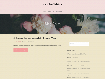 annalisachristian.com snapshot