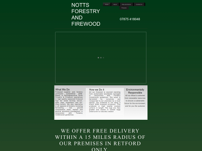 nottsfirewood.com snapshot