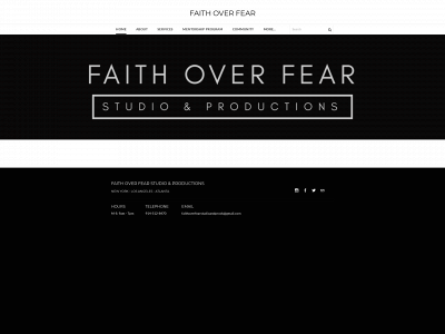 www.faithoverfearproductions.com snapshot