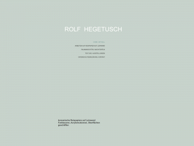 hegetusch.de snapshot