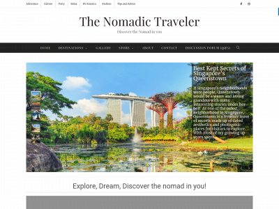 thenomadictraveler.com snapshot