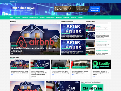 tickertimenews.com snapshot