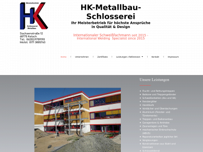 hk-metallbau-schlosserei.de snapshot