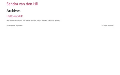 sandravandenhil.nl snapshot