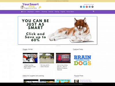 yoursmartdog.com snapshot