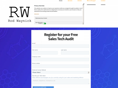 rodwaynick.com snapshot