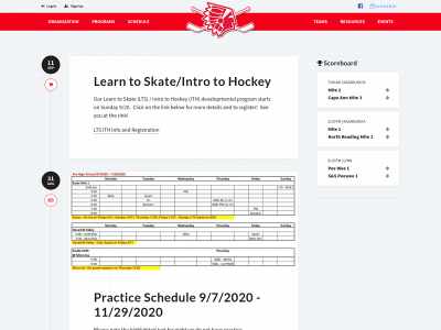 mascohockey.com snapshot