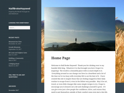 halfbrokehayseed.com snapshot