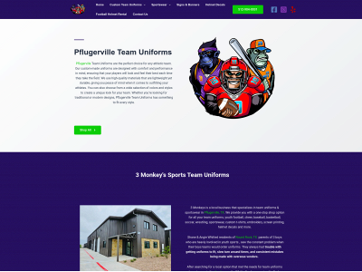 3monkeyapparel.com snapshot