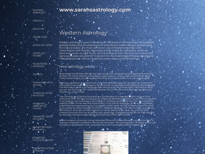 sarahsastrology.com snapshot