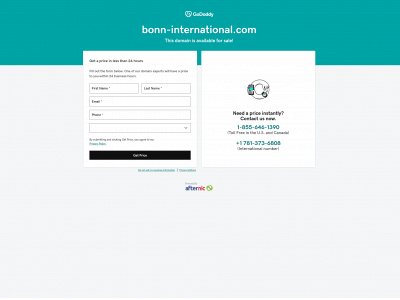 bonn-international.com snapshot