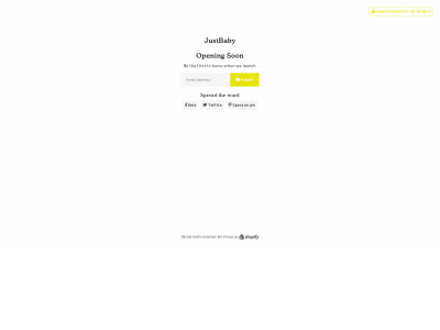 justbaby.se snapshot