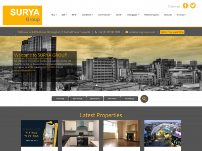 suryagroup.co.uk snapshot