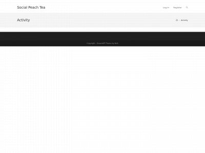 socialpeachtea.com snapshot