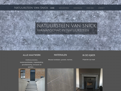 van-snick.be snapshot