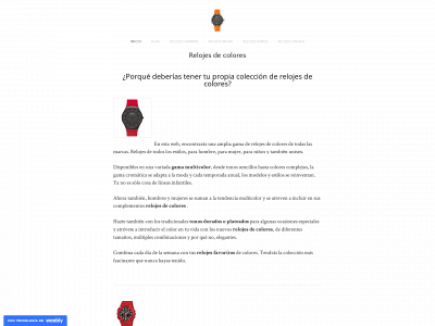 relojesdecolores.weebly.com snapshot