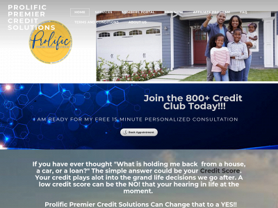 prolificpremiercredit.com snapshot