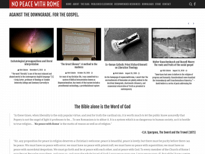 nopeacewithrome.com snapshot