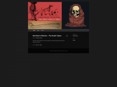 sadsackofbones.com snapshot